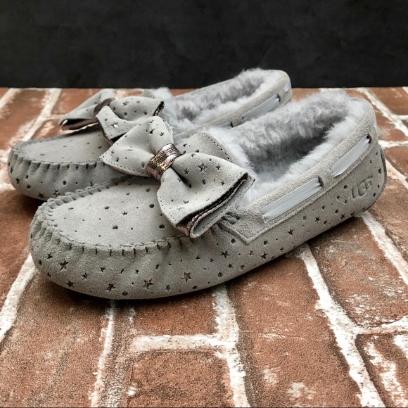 UGG Shoes - UGG Dakota Stargirl Grey Moccasins Slippers